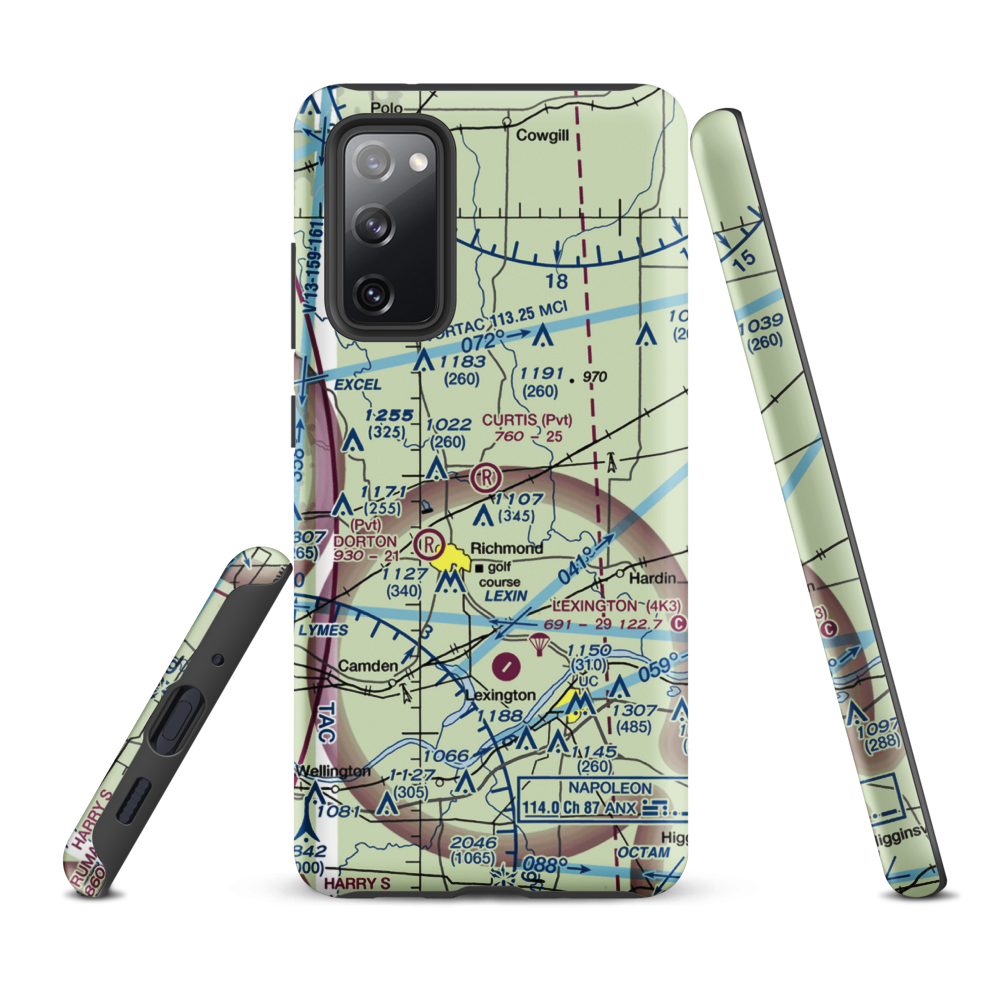 Curtis Field (8MO3) VFR Sectional Samsung Phone Case Samsung Galaxy S20 FE model shown