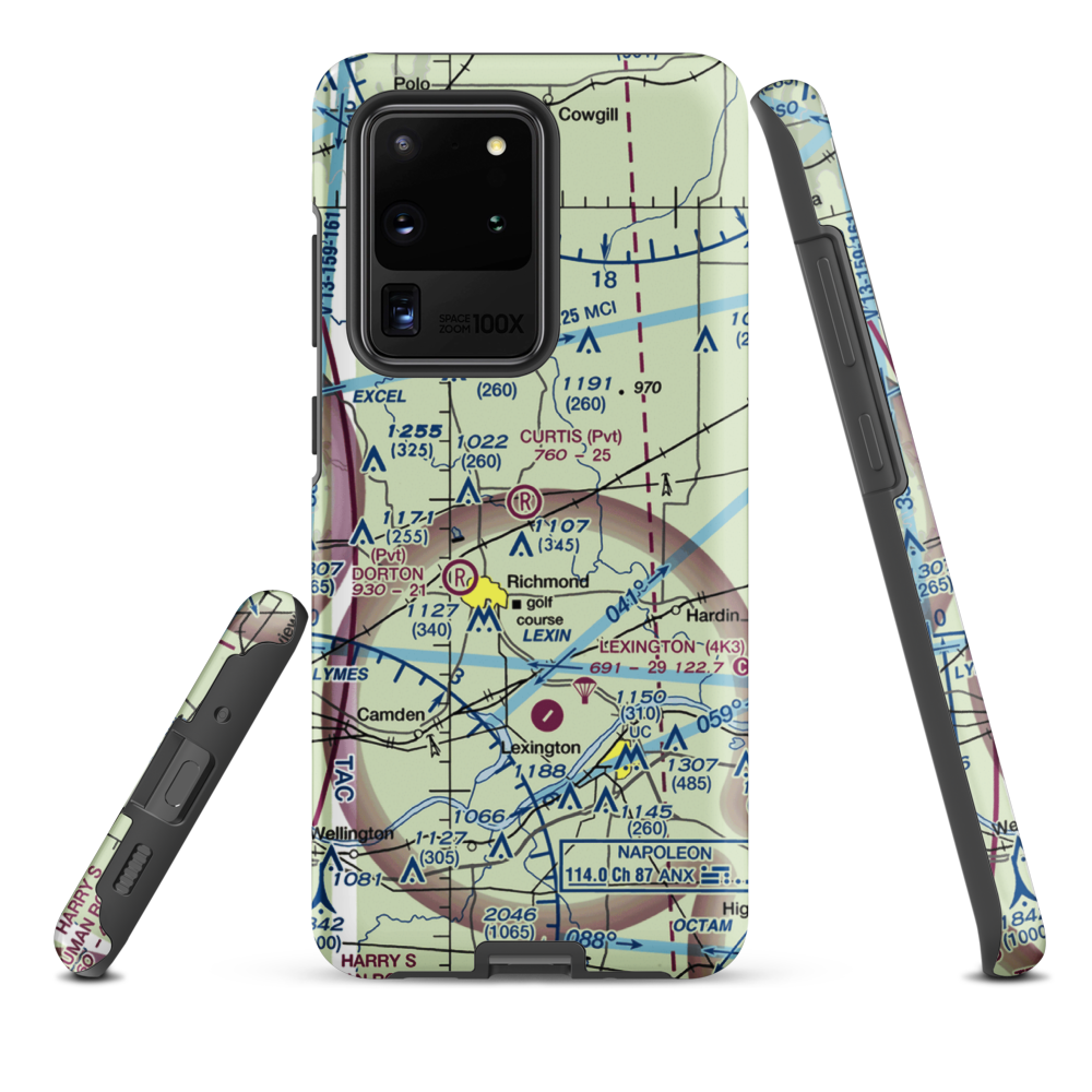 Curtis Field (8MO3) VFR Sectional Samsung Phone Case Samsung Galaxy S20 Ultra model shown