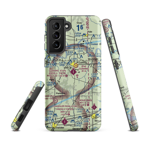 Cushing Municipal Airport (CUH) VFR Sectional Samsung Phone Case