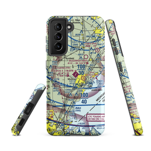 Custer Airport (TTF) VFR Sectional Samsung Phone Case
