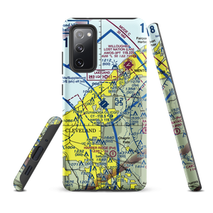 Cuyahoga County Airport (CGF) VFR Sectional Samsung Phone Case