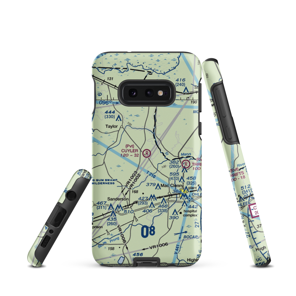 Cuyler Field (FD27) VFR Sectional Samsung Phone Case Samsung Galaxy S10 Plus model shown
