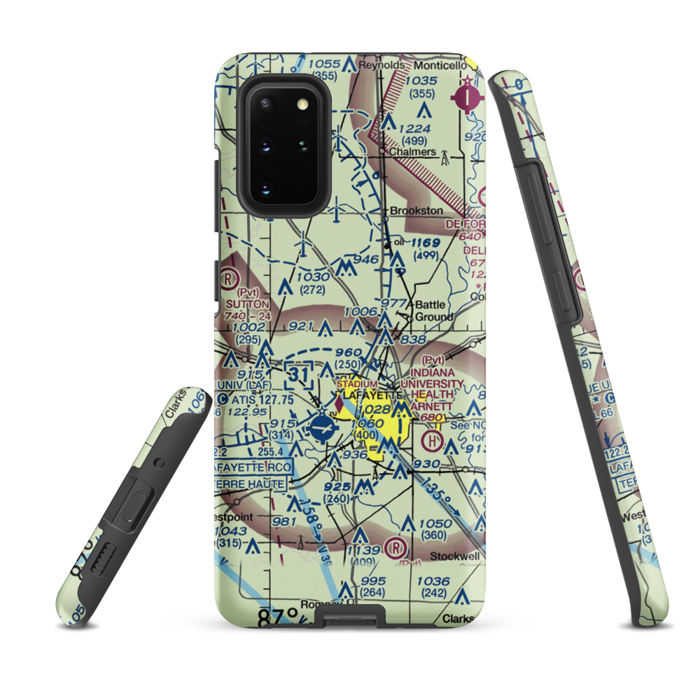 Dahnke Airport (51IN) VFR Sectional Samsung Phone Case Samsung Galaxy S20 Plus model shown