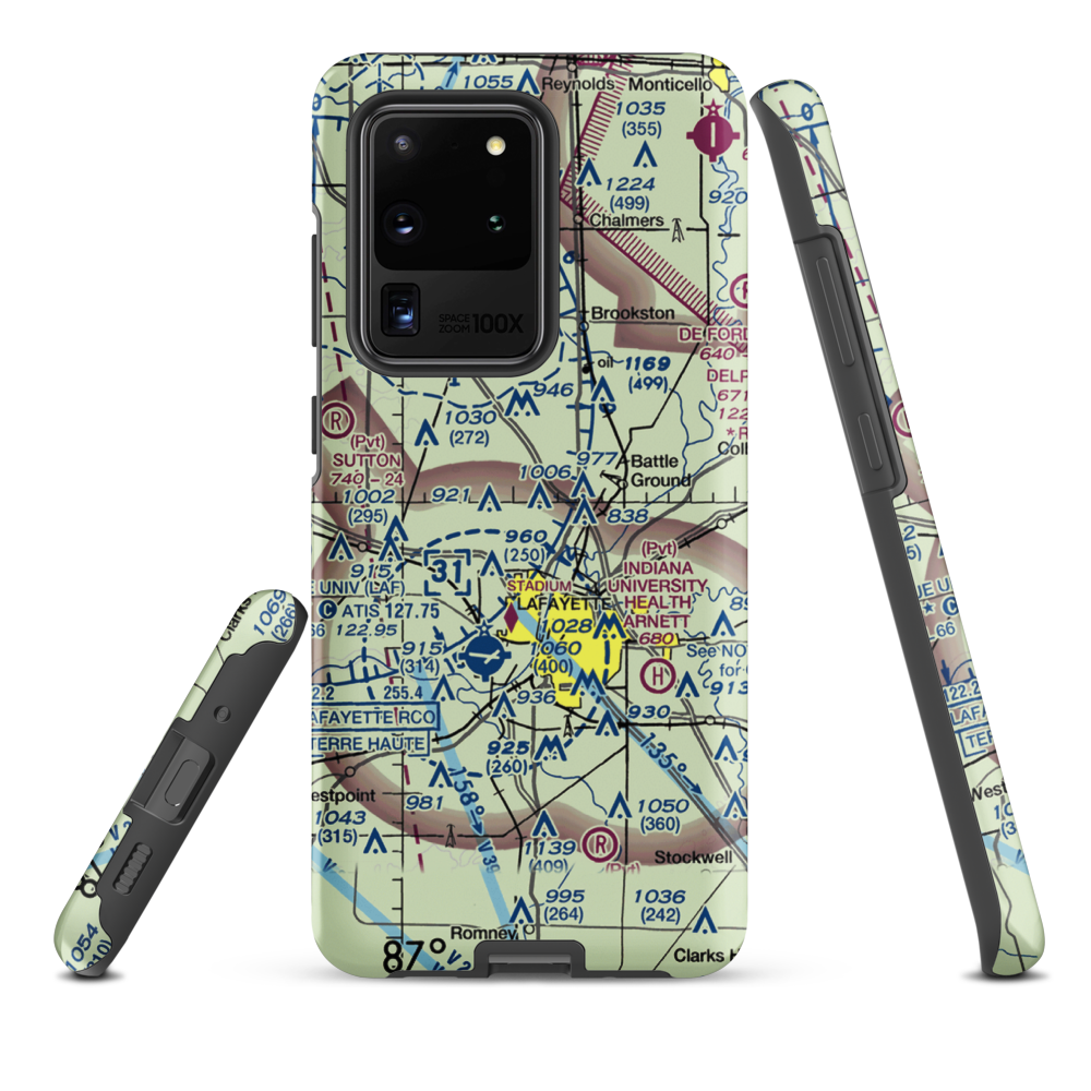 Dahnke Airport (51IN) VFR Sectional Samsung Phone Case Samsung Galaxy S20 Ultra model shown
