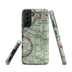 Dale Delight Airport (IA45) VFR Sectional Samsung Phone Case