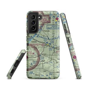 Dale Delight Airport (Y16) VFR Sectional Samsung Phone Case