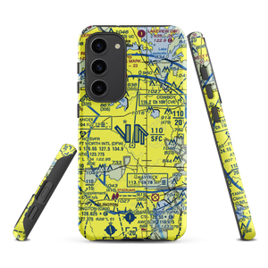 Dallas Fort Worth International Airport (DFW) VFR Sectional Samsung Phone Case