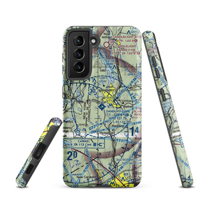 Danbury Municipal Airport (DXR) VFR Sectional Samsung Phone Case