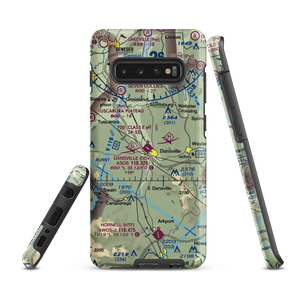 Dansville Municipal Airport (DSV) VFR Sectional Samsung Phone Case