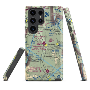 Dansville Municipal Airport (DSV) VFR Sectional Samsung Phone Case