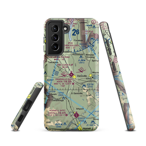 Dansville Municipal Airport (DSV) VFR Sectional Samsung Phone Case