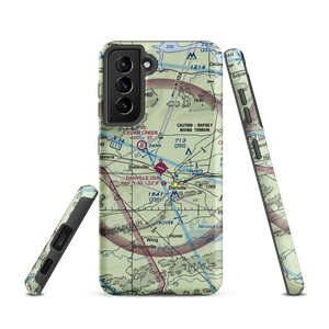 Danville Municipal Airport (32A) VFR Sectional Samsung Phone Case