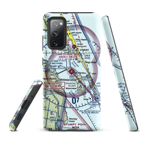 Dare County Regional Airport (MQI) VFR Sectional Samsung Phone Case