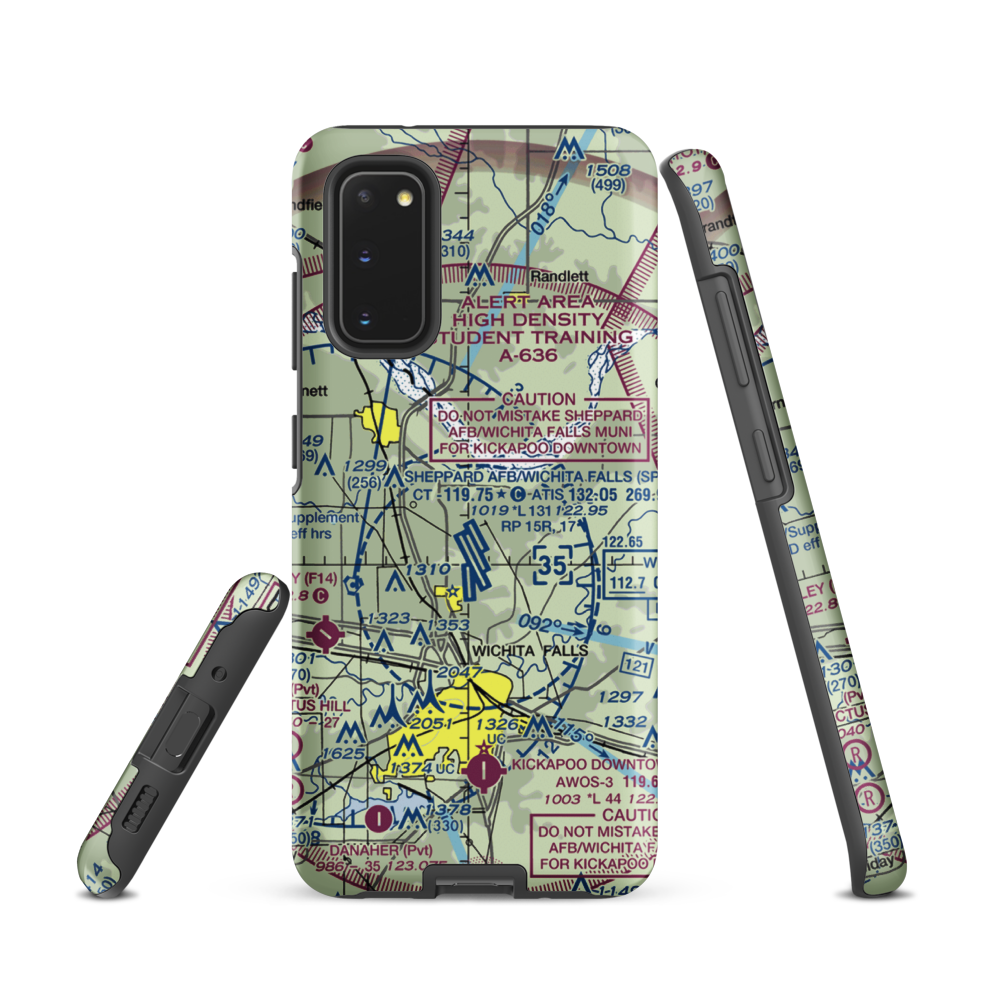 Dave Eby Field (4XA5) VFR Sectional Samsung Phone Case Samsung Galaxy S20 model shown