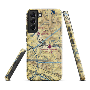 Dave's Landing Seaplane Base (MT92) VFR Sectional Samsung Phone Case