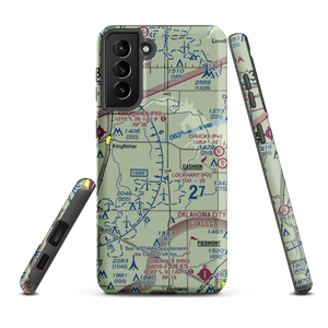 Dave's Place Airport (1OK1) VFR Sectional Samsung Phone Case