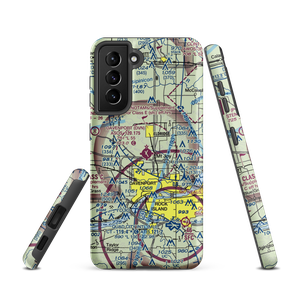 Davenport Municipal Airport (DVN) VFR Sectional Samsung Phone Case