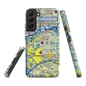 Davis Airstrip (W50) VFR Sectional Samsung Phone Case