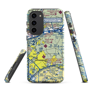 Davis Airstrip (W50) VFR Sectional Samsung Phone Case