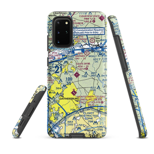 Davis Airstrip (W50) VFR Sectional Samsung Phone Case