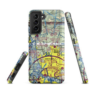 Daybreak Airport (WA46) VFR Sectional Samsung Phone Case