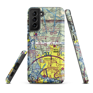 Daybreak Airport (WA46) VFR Sectional Samsung Phone Case