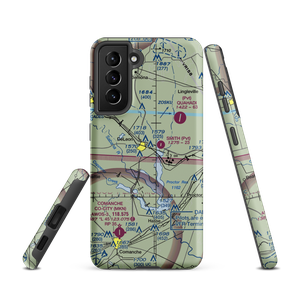 De Leon Municipal Airport (04F) VFR Sectional Samsung Phone Case