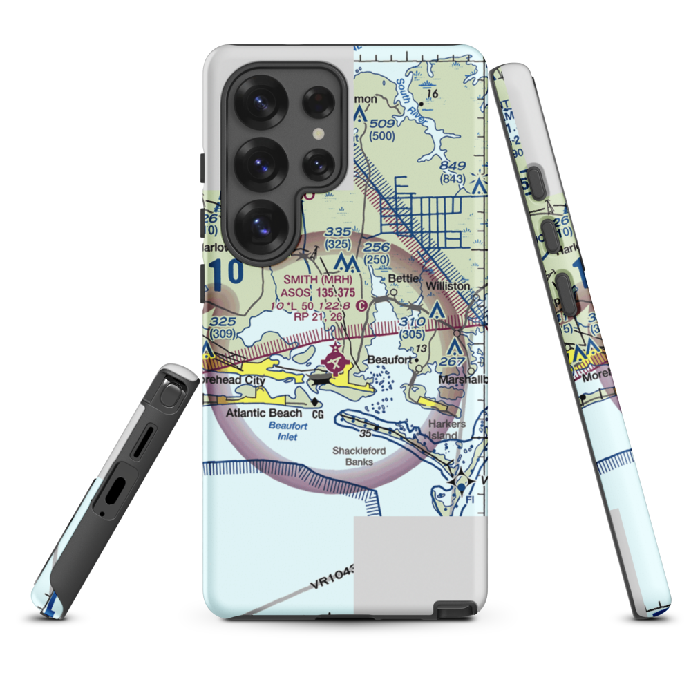Dead Cow Field (05NC) VFR Sectional Samsung Phone Case Samsung Galaxy S25 Ultra model shown