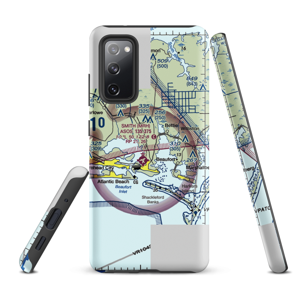 Dead Cow Field (05NC) VFR Sectional Samsung Phone Case Samsung Galaxy S20 FE model shown