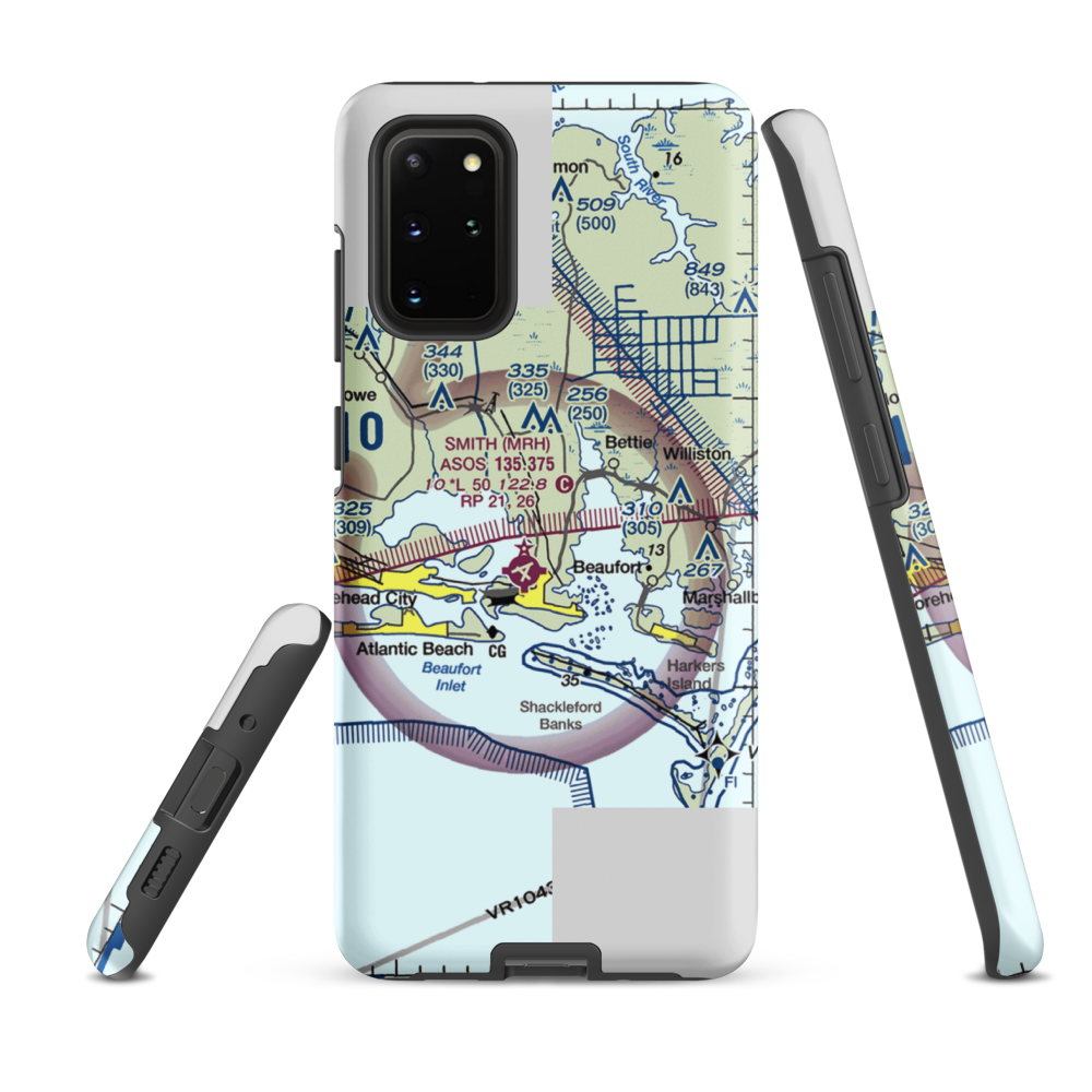 Dead Cow Field (05NC) VFR Sectional Samsung Phone Case Samsung Galaxy S20 Plus model shown