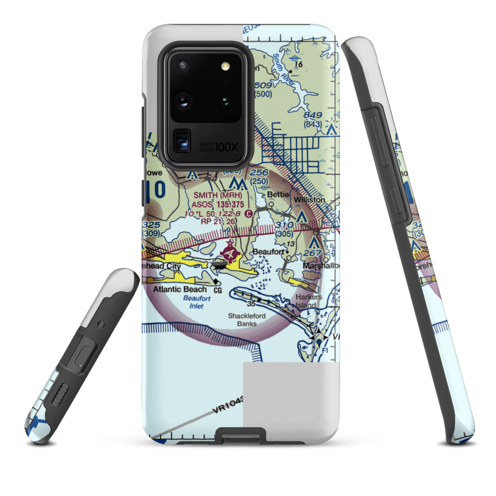 Dead Cow Field (05NC) VFR Sectional Samsung Phone Case Samsung Galaxy S20 Ultra model shown