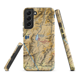 Deadwood Dam Airstrip (ID86) VFR Sectional Samsung Phone Case