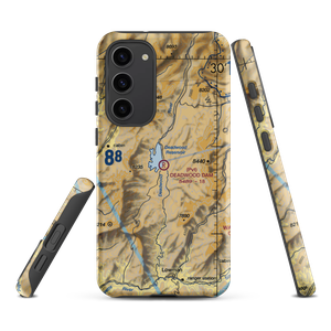 Deadwood Dam Airstrip (ID86) VFR Sectional Samsung Phone Case