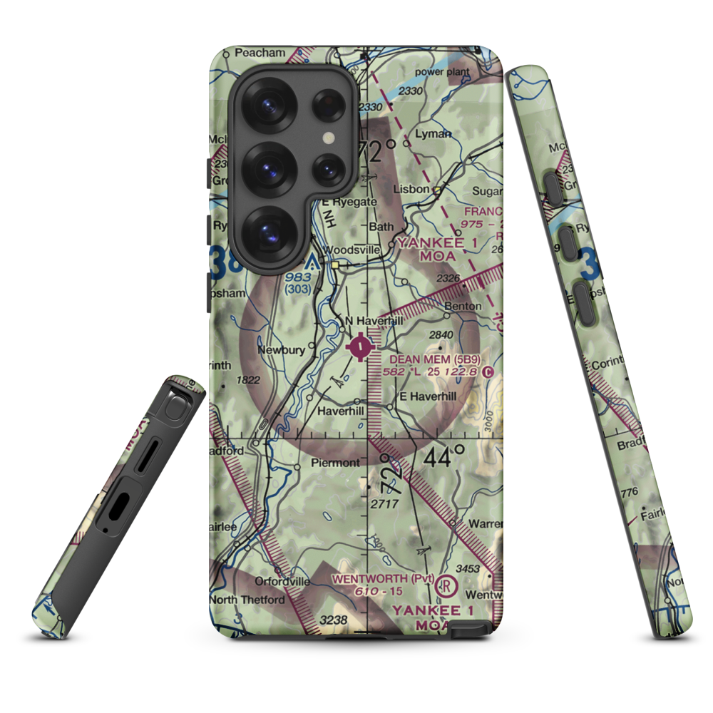 Dean Memorial Airport (5B9) VFR Sectional Samsung Phone Case Samsung Galaxy S25 Ultra model shown