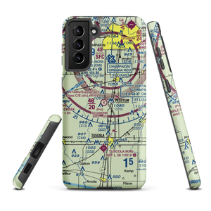 Dean Schwenk RLA Airport (89IL) VFR Sectional Samsung Phone Case