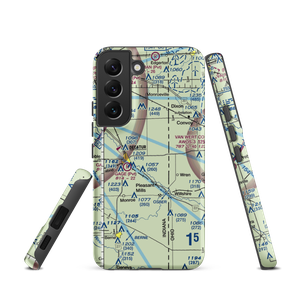 Decatur HI-Way Airfield (DCR) VFR Sectional Samsung Phone Case