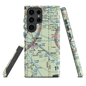 Decatur HI-Way Airfield (DCR) VFR Sectional Samsung Phone Case