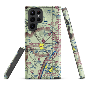 Decatur Municipal Airport (LUD) VFR Sectional Samsung Phone Case