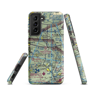 Deer Meadows Airstrip (8PA3) VFR Sectional Samsung Phone Case