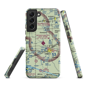 Defiance Memorial Airport (DFI) VFR Sectional Samsung Phone Case