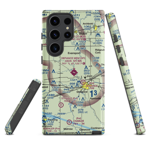 Defiance Memorial Airport (DFI) VFR Sectional Samsung Phone Case