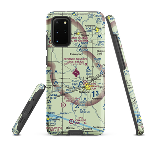 Defiance Memorial Airport (DFI) VFR Sectional Samsung Phone Case