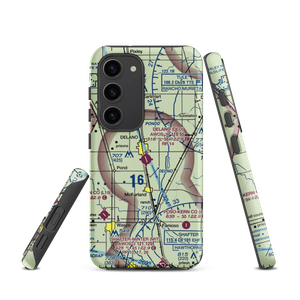 Delano Municipal Airport (DLO) VFR Sectional Samsung Phone Case