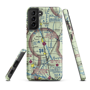 Delano Municipal Airport (DLO) VFR Sectional Samsung Phone Case