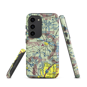 Delaware Municipal Airport (DLZ) VFR Sectional Samsung Phone Case