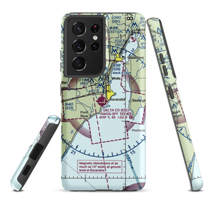 Delta County Airport (ESC) VFR Sectional Samsung Phone Case