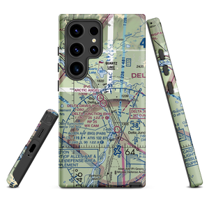 Delta Daves Airport (AA22) VFR Sectional Samsung Phone Case