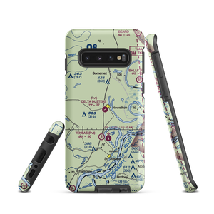 Delta Dusters, LLC Airport (LS83) VFR Sectional Samsung Phone Case