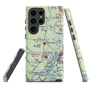 Delta Dusters, LLC Airport (LS83) VFR Sectional Samsung Phone Case