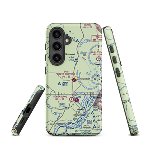 Delta Dusters, LLC Airport (LS83) VFR Sectional Samsung Phone Case